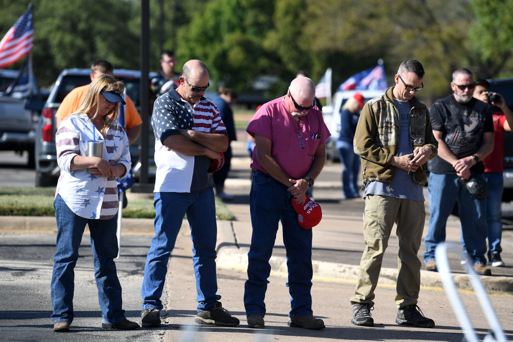 Back the Blue first responders rally